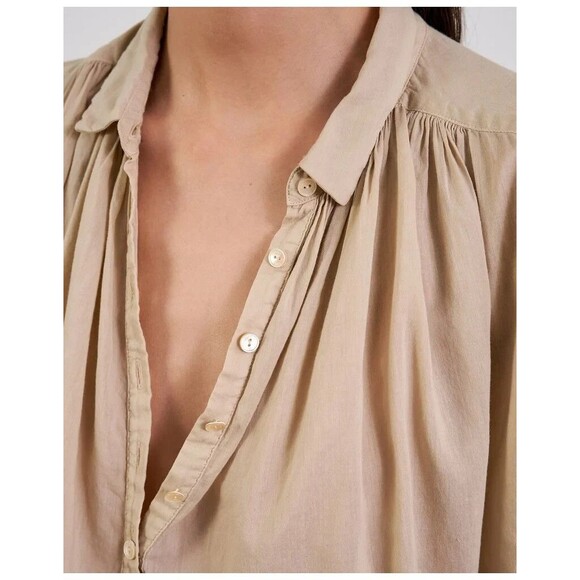 Nili Lotan Normandy Shirt Tunic Top Cotton Kimono Oversized Formal XS NWT 283769 - Picture 2 of 6